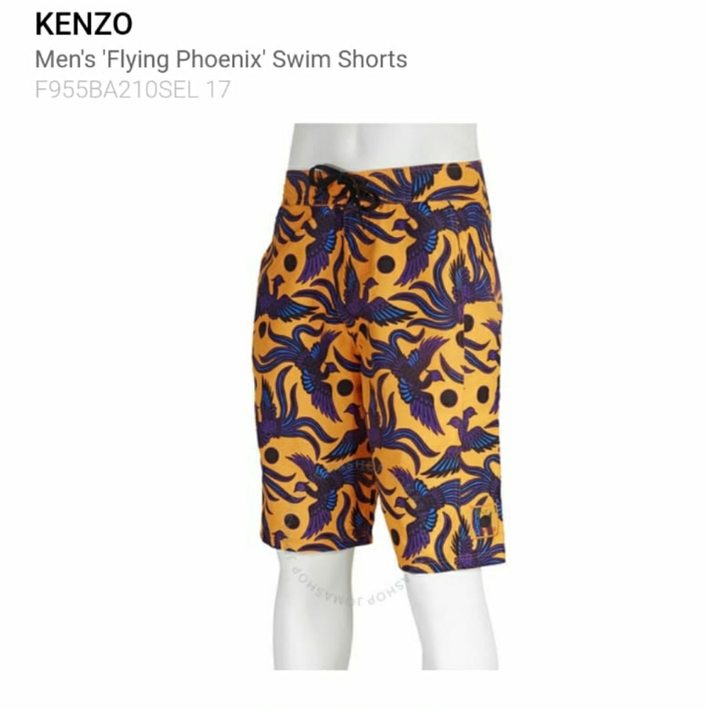 Kenzo men's flying Phoenix swim short